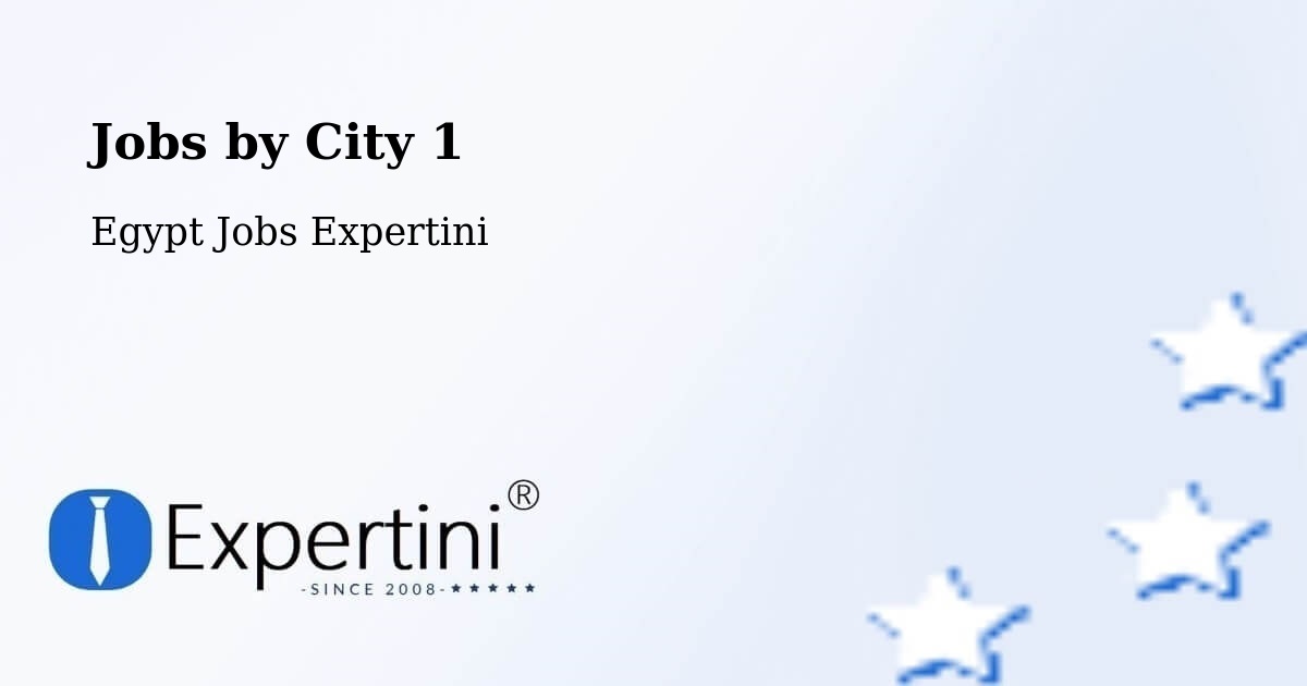 City Jobs in Egypt - Expertini